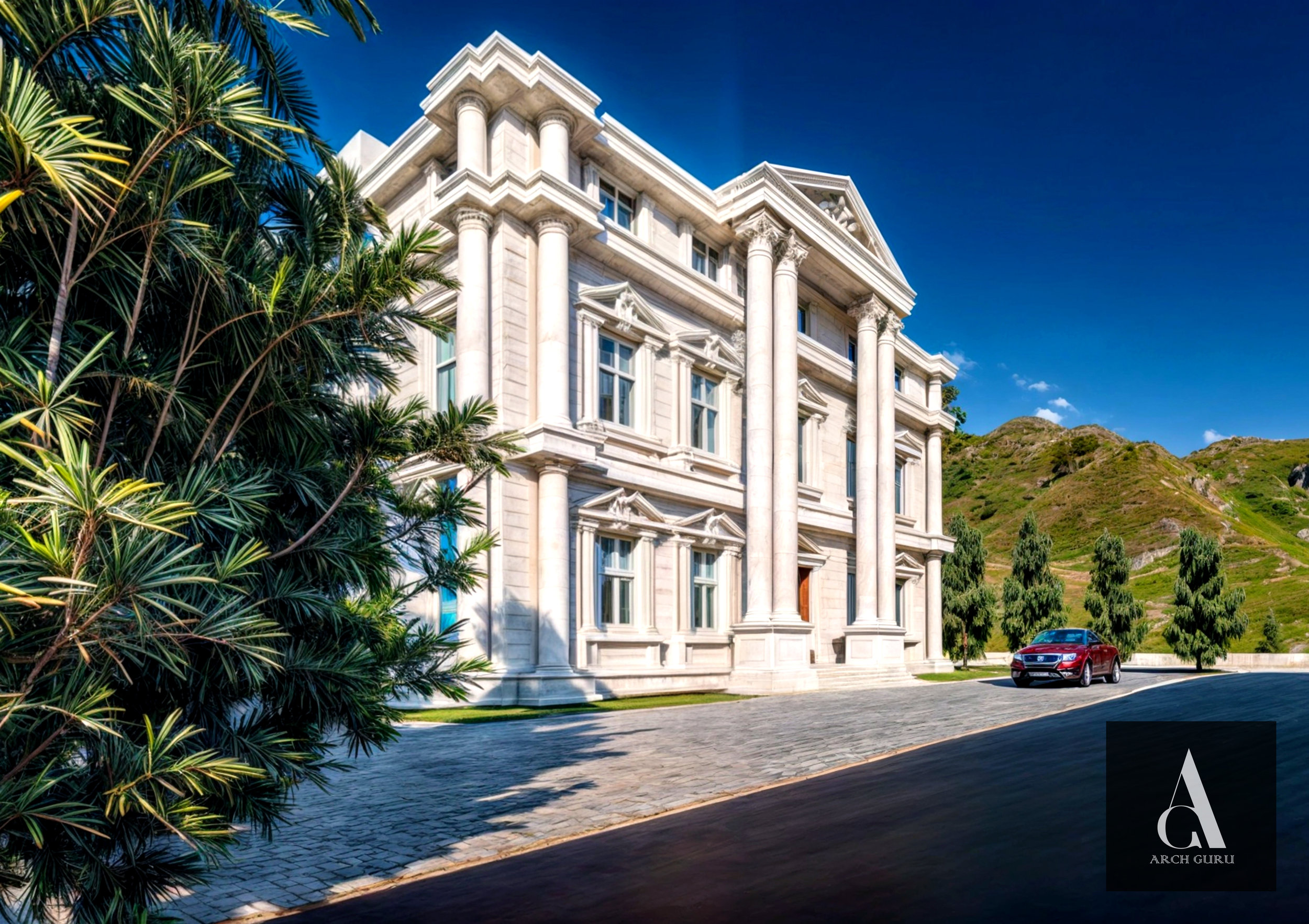 KSA Villa — Side Perspective